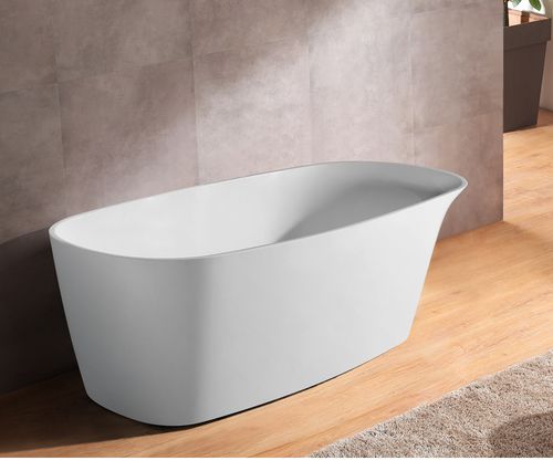 独立式亚克力浴缸厂家定做批发 船形1.7米长方形简单浴缸